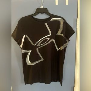 Under Armour Classic T Shirt Black Large Excellent Condition